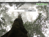 wikiplant.org Webseite Vorschau