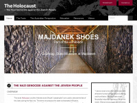 holocaust.com.au Webseite Vorschau