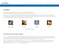 candles-museum.com Webseite Vorschau