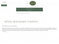 hotel-bonaparte-bastia.com Webseite Vorschau