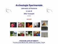 archeologiasperimentale.it Webseite Vorschau
