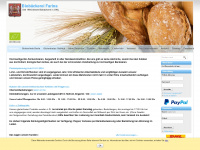 farina-bioback.de Webseite Vorschau