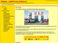 edel-asphaltbau.de Webseite Vorschau