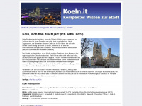 koeln.it Webseite Vorschau