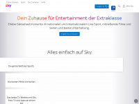 servicecenter.sky.de Webseite Vorschau