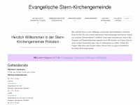 sternkirche-potsdam.de Webseite Vorschau