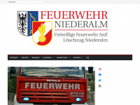 ff-niederalm.at Webseite Vorschau