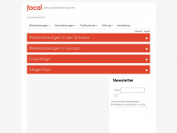 focal.ch Webseite Vorschau
