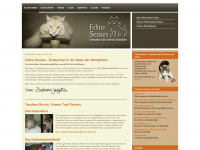 feline-senses.de Webseite Vorschau