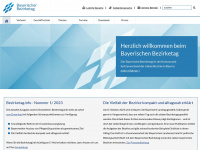 bay-bezirke.de Webseite Vorschau