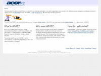 acor.org Webseite Vorschau