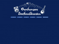gensunger-dorfmusikanten.de Webseite Vorschau