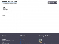 phonium.de Webseite Vorschau