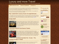 luxuryandmoretravel.com Webseite Vorschau