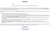 aprs-is.net Webseite Vorschau