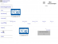 korte-baustoffe.de Webseite Vorschau