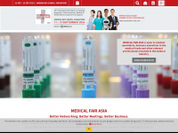 medicalfair-asia.com Webseite Vorschau