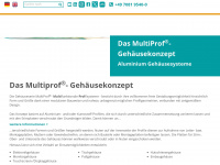 multiprof.de Webseite Vorschau