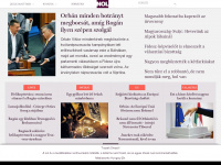 nol.hu Webseite Vorschau