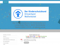 kinderschutzbund-wolfenbuettel.de Webseite Vorschau