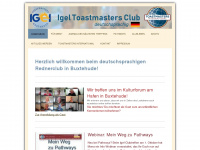 buxtehuder-toastmasters.de Webseite Vorschau