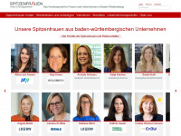 spitzenfrauen-bw.de Webseite Vorschau