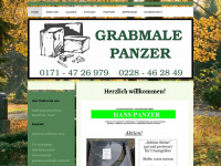grabmale-panzer.de Webseite Vorschau