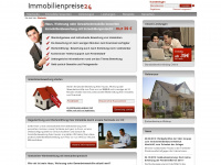 immobilienpreise24.de Webseite Vorschau
