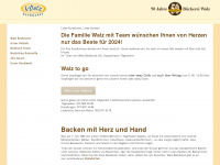 walz-backkunst.ch Webseite Vorschau