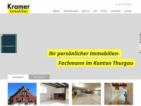 kramer-immo.ch Webseite Vorschau