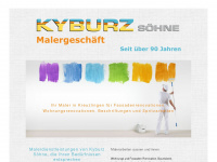 kyburz-soehne.ch Webseite Vorschau