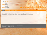 straehl-holzbau.ch Webseite Vorschau
