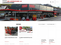 uu-landmaschinen.ch Webseite Vorschau