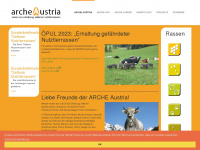 arche-austria.at Webseite Vorschau