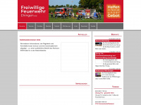ffw-ehingen.de Webseite Vorschau