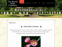 cemetery.org Webseite Vorschau