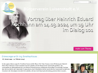 buergerverein-luisenstadt.de Webseite Vorschau