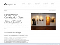 carlfriedrich-claus.de Webseite Vorschau