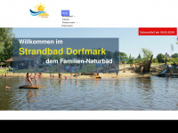 strandbad-dorfmark.de Webseite Vorschau