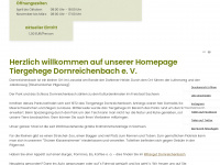 tiergehege-dornreichenbach.de Webseite Vorschau