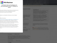 pkh-rechner.de Webseite Vorschau