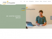 yogaundorthopaedie.de Webseite Vorschau