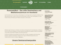 rosenwaldhof.de Webseite Vorschau