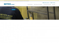 betex-gmbh.de Webseite Vorschau