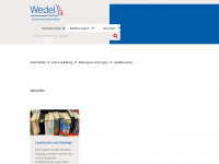 stadtbuecherei.wedel.de Webseite Vorschau