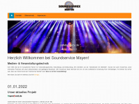 soundservice-web.de Webseite Vorschau