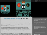 artilleriewerk-faulensee.ch Webseite Vorschau