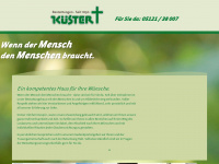 kuester-bestattungen.com Webseite Vorschau