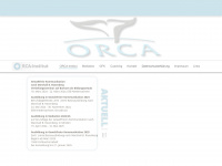 orca-institut.de Webseite Vorschau