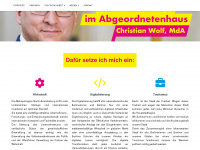 christian-wolf.com Webseite Vorschau